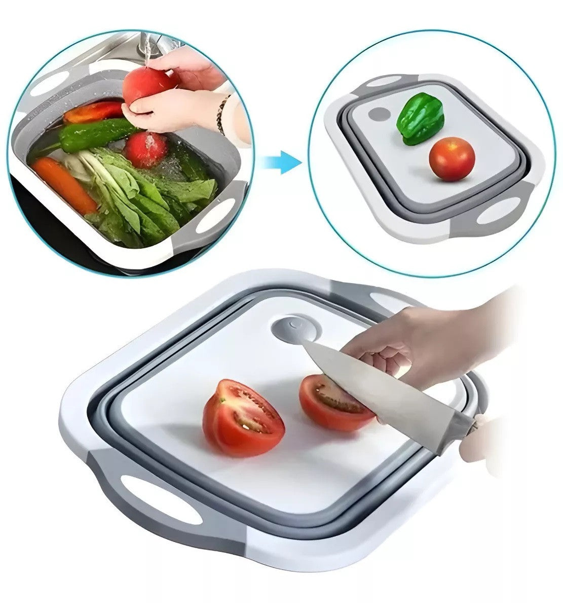 TABLA PARA PICAR PLEGABLE 3 EN 1