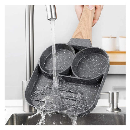 Combo Sarten Antiadhere 4 y 3 Puestos