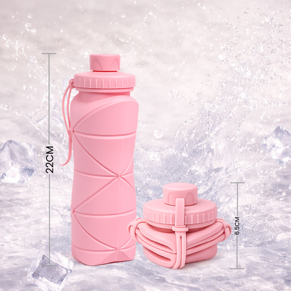 BOTELLA DESPLEGABLE Y MALEABLE PARA RUNNERS