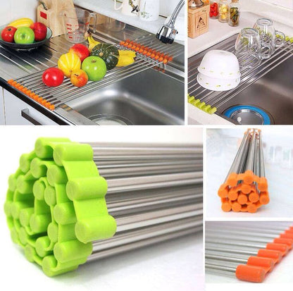 Escurridor De Platos Enrollable Multiuso