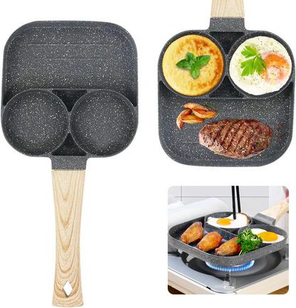 Combo Sarten Antiadhere 4 y 3 Puestos