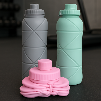 BOTELLA DESPLEGABLE Y MALEABLE PARA RUNNERS
