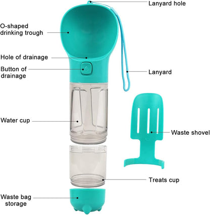 bebedero Multifuncional 4en1 perros 500ML